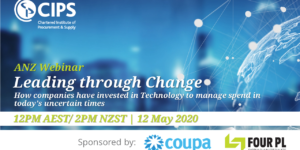 CIPS ANZ Webinar - Business Spend Management - 12 May 2020
